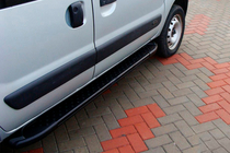 Renault Kangoo 1998-2008 Pedane Laterali Allmond Black (2 pz, Alluminio) foto 1