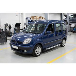 Pedane Laterali Line (2 pz, Alluminio) Renault Kangoo 1998-2008 foto 1
