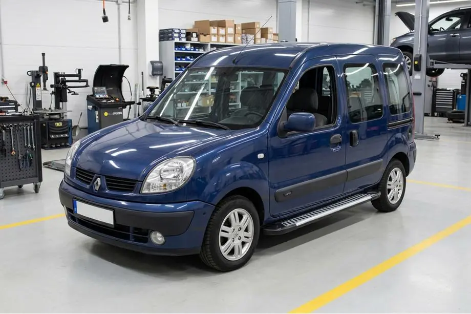 Renault Kangoo 1998-2008 Pedane Laterali Line (2 pz, Alluminio) Image