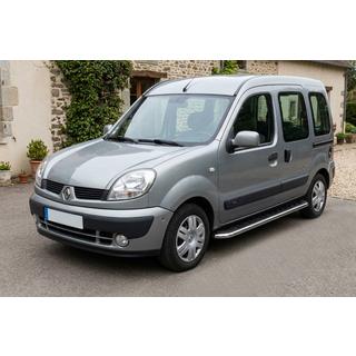 Pedane Laterali Maydos V1 (2 pz, Alluminio e Acciaio Inox) Renault Kangoo 1998-2008 foto 1