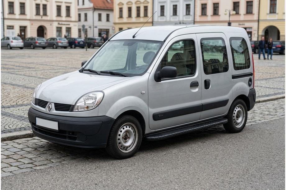 Renault Kangoo 1998-2008 Pedane Laterali Bosphorus Black (2 pz, Alluminio) Image
