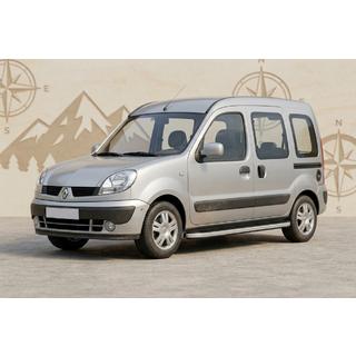 Pedane Laterali Tayga Grey (2 pz, Alluminio) Renault Kangoo 1998-2008 foto 1