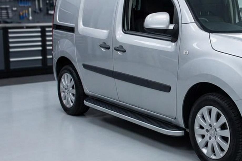 Renault Kangoo 2008–2020 Pedane Laterali Tayga Grey (2 pz, Alluminio) Image