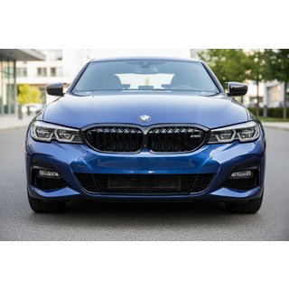 Griglie M-Look V1 (2018-2022, Nero Lucido) BMW 3 Series G20/G21 2018- foto 1