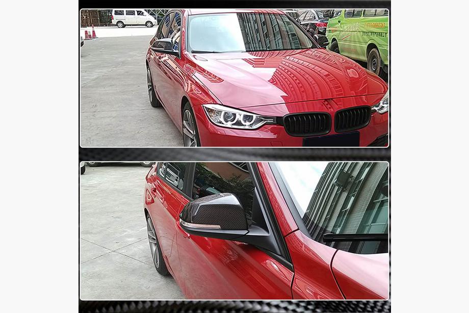 BMW 3 Series F34 2013–2020 Calotte Specchietti (Carbonio) Foto 3