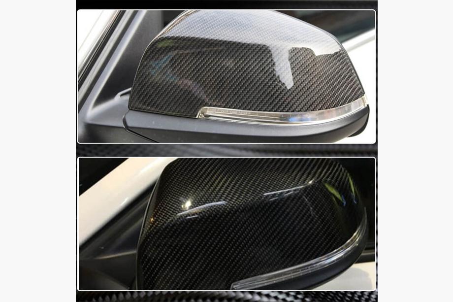 BMW 3 Series F34 2013–2020 Calotte Specchietti (Carbonio) Foto 4