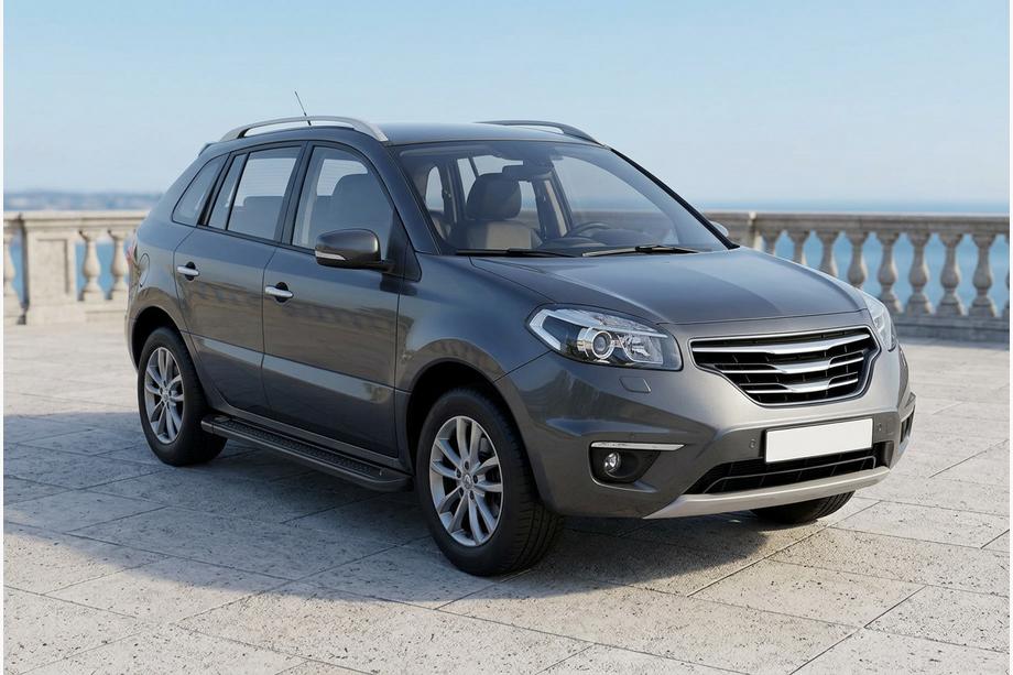 Renault Koleos 2008-2016 Pedane Laterali Allmond Black (2 pz, Alluminio) Image