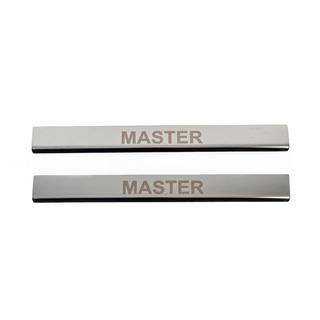 Battitacco portiera (2 pz, acciaio inox) foto 1