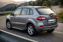 Renault Koleos 2008-2016 Pedane Laterali Sunrise (2 pz, Alluminio) foto 1