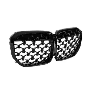 Griglie renali Diamond Black (2018-2022, Nero Lucido) BMW X5 G05 2019–2026 foto 4