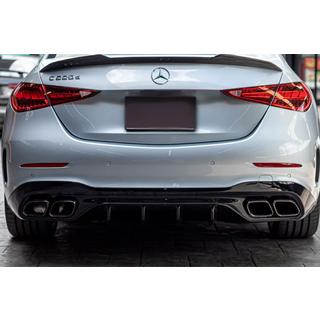 Diffusore posteriore con terminali di scarico (design AMG C63) foto 1