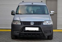 Volkswagen Caddy 2004-2010 Parabullbar WT003 Nero Acciaio Inox foto 1