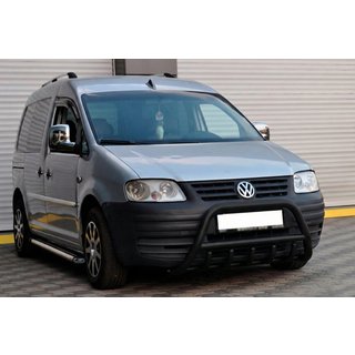 Parabullbar WT003 Nero Acciaio Inox Volkswagen Caddy 2004-2010 foto 2