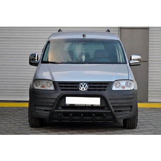 Parabullbar WT003 Nero Acciaio Inox Volkswagen Caddy 2004-2010 foto 1