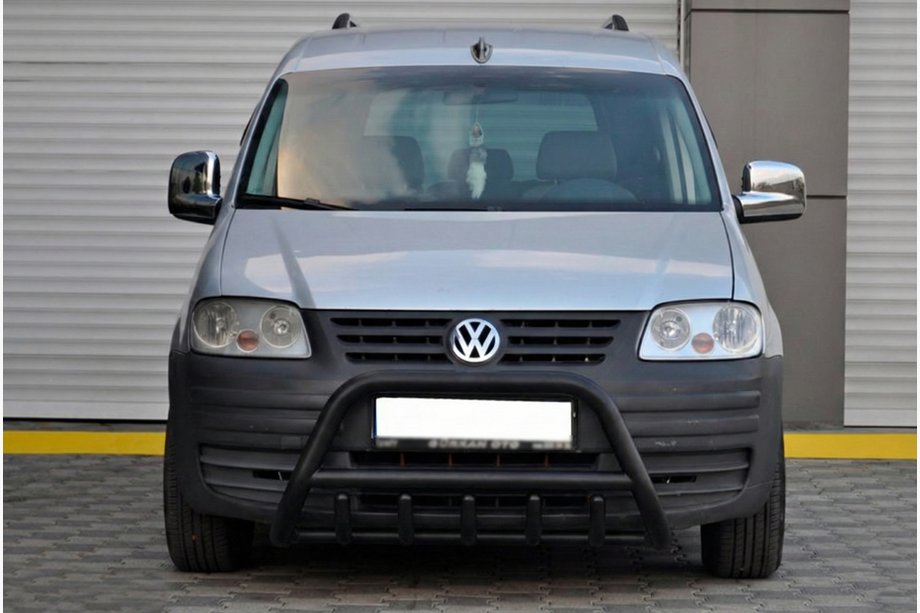 Volkswagen Caddy 2004-2010 Parabullbar WT003 Nero Acciaio Inox Image