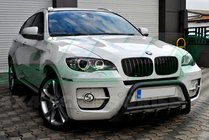 BMW X5 E70 2007-2013 Parabullbar WT003 Nero Acciaio Inox foto 1
