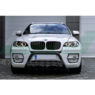 Parabullbar WT003 Nero Acciaio Inox BMW X5 E70 2007-2013 foto 2