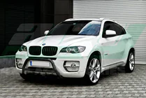 BMW X6 E71 2008–2014 Parabullbar WT003 Nero Acciaio Inox foto 2