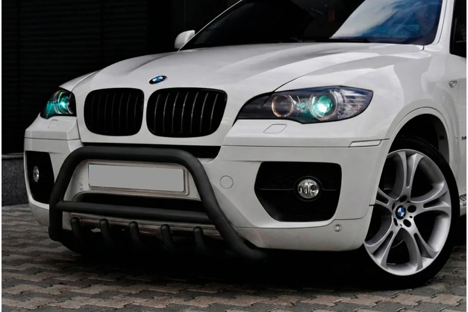 BMW X6 E71 2008–2014 Parabullbar WT003 Nero Acciaio Inox Image
