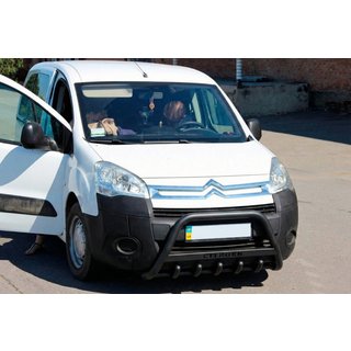 Parabulloni WT004 Nero (Acciaio Inox) Citroen Berlingo 2008-2018 foto 3
