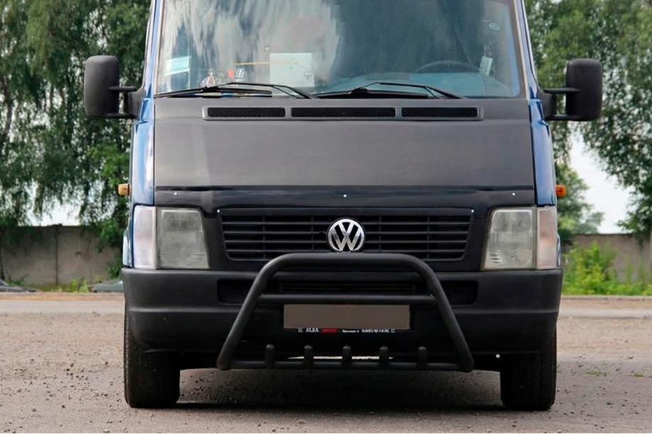 Volkswagen LT 1995-2006 Parabullbar WT003 Nero Acciaio Inox Image