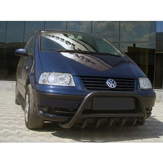 Parabullbar WT003 Nero Acciaio Inox Volkswagen Sharan 1995-2010 foto 1