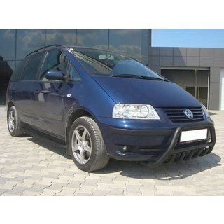 Parabullbar WT003 Nero Acciaio Inox Volkswagen Sharan 1995-2010 foto 3