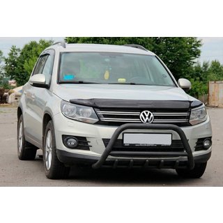 Parabullbar WT003 Nero Acciaio Inox Volkswagen Tiguan 2007-2016 foto 1