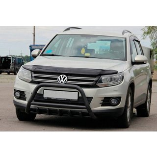 Parabullbar WT003 Nero Acciaio Inox Volkswagen Tiguan 2007-2016 foto 2