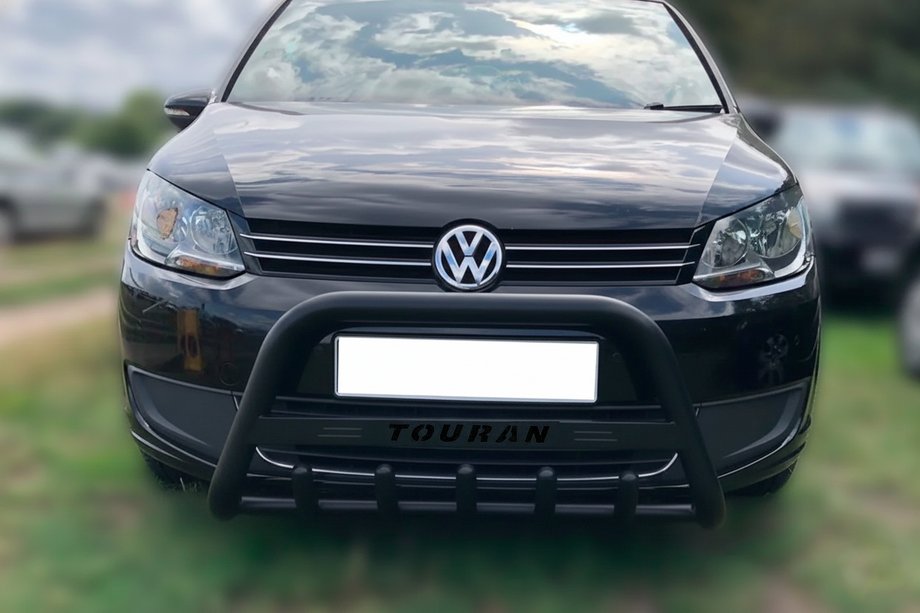 Volkswagen Touran 2003-2010 Parabulloni WT004 Nero (Acciaio Inox) Image