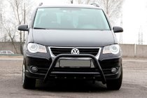 Volkswagen Touran 2003-2010 Parabullbar WT003 Nero Acciaio Inox foto 2