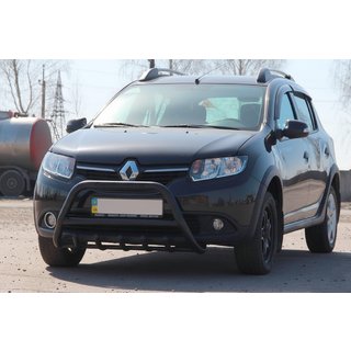 Parabullbar WT003 Nero Acciaio Inox Dacia Sandero 2013-2020 foto 1