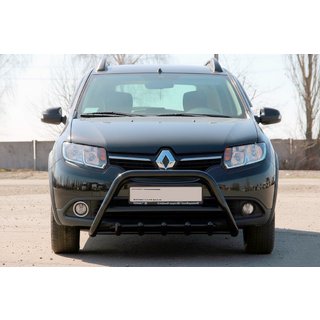 Parabullbar WT003 Nero Acciaio Inox Dacia Sandero 2013-2020 foto 2