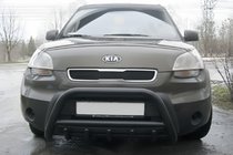 Kia Soul I 2008-2013 Parabullbar WT003 Nero Acciaio Inox foto 1