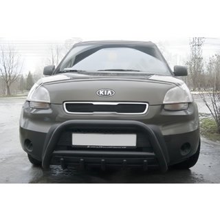 Parabullbar WT003 Nero Acciaio Inox Kia Soul I 2008-2013 foto 1