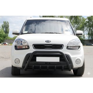Parabulloni WT004 Nero (Acciaio Inox) Kia Soul I 2008-2013 foto 1
