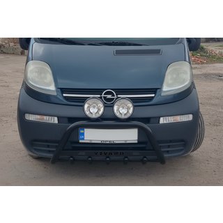 Parabulloni WT004 Nero (Acciaio Inox) Opel Vivaro 2001–2015 foto 1