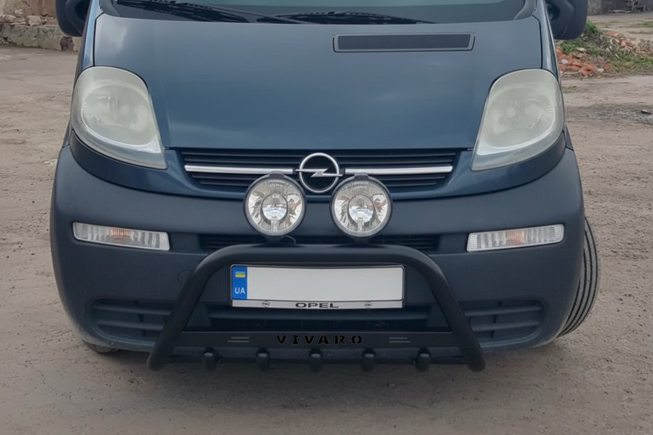 Opel Vivaro 2001–2015 Parabulloni WT004 Nero (Acciaio Inox) Image