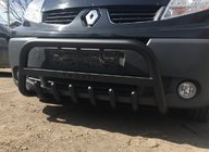 Renault Trafic 2001–2015 Parabulloni WT004 Nero (Acciaio Inox) foto 6