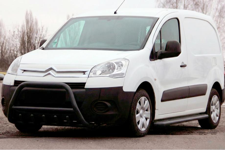 Peugeot Partner Tepee 2008-2018 Parabullbar WT003 Nero Acciaio Inox Image