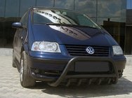 Ford Galaxy 1995-2006 Parabullbar WT003 Nero Acciaio Inox foto 1