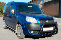 Fiat Doblo I 2001-2005 Parabullbar WT003 Nero Acciaio Inox foto 1