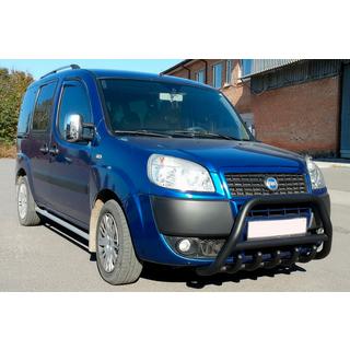 Parabullbar WT003 Nero Acciaio Inox Fiat Doblo I 2001-2005 foto 1