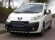 Citroen Jumpy 2007–2017 Parabullbar WT003 Nero Acciaio Inox foto 1
