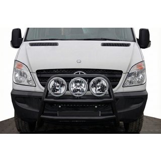 Parabull alto WT018 Nero (acciaio inox) Mercedes Sprinter W906 2006–2018 foto 1