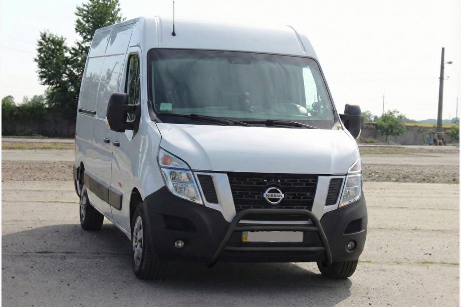 Opel Movano 2010-2021 Parabulloni WT018 Nero (Acciaio Inox) Image
