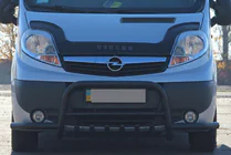 Renault Trafic 2001–2015 Bull bar Exclusive Black (acciaio inox) foto 3