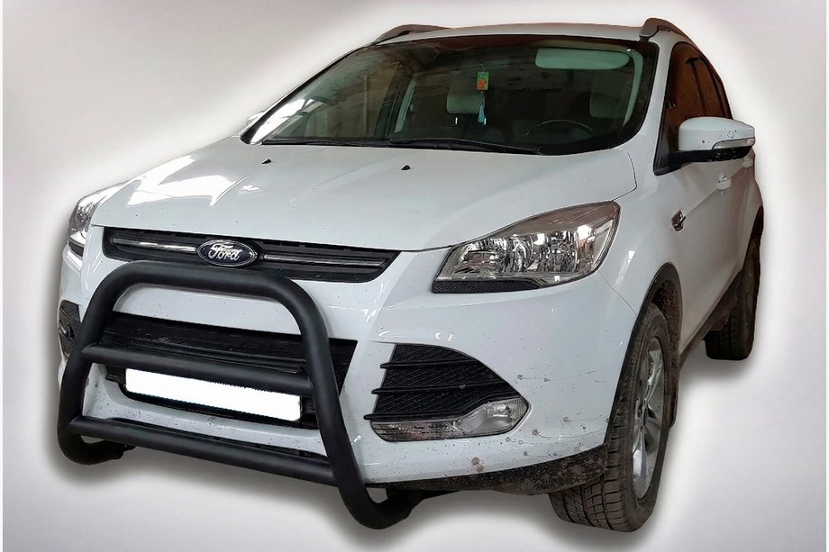 Ford Kuga/Escape 2013-2019 Parabulloni WT018 Nero (Acciaio Inox) Foto 1