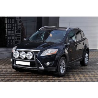 Parabulloni WT018 Nero (Acciaio Inox) Ford Kuga 2008-2013 foto 1