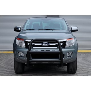 Protezione Anteriore WT018 Nera (Acciaio Inox) Ford Ranger 2011–2022 foto 2